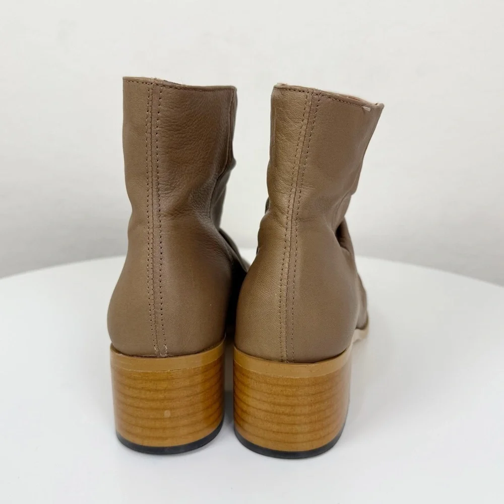 Anthropologie Maia Honey Ankle Boots
